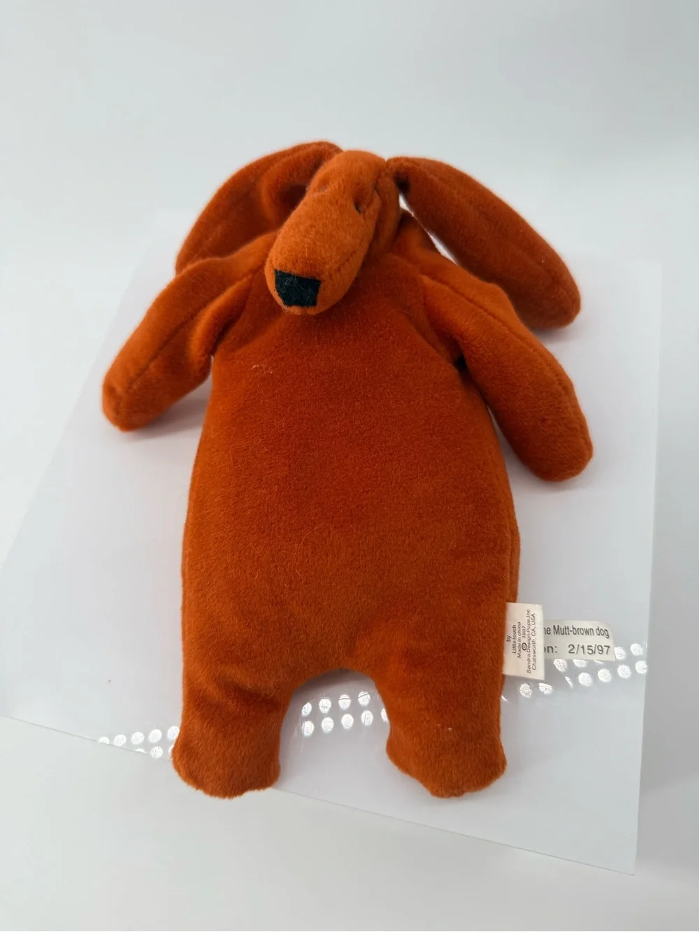 Plush Rust Brown Bunny-Dog Stuffed Toy